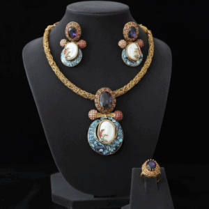 Turkish choker with ring