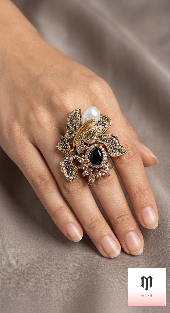 Vintage Turkish Chunky Statement Ring